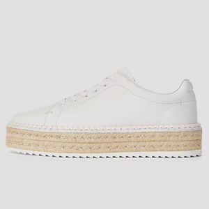 New Rag & Bone Kent Leather Espadrille Sneakers